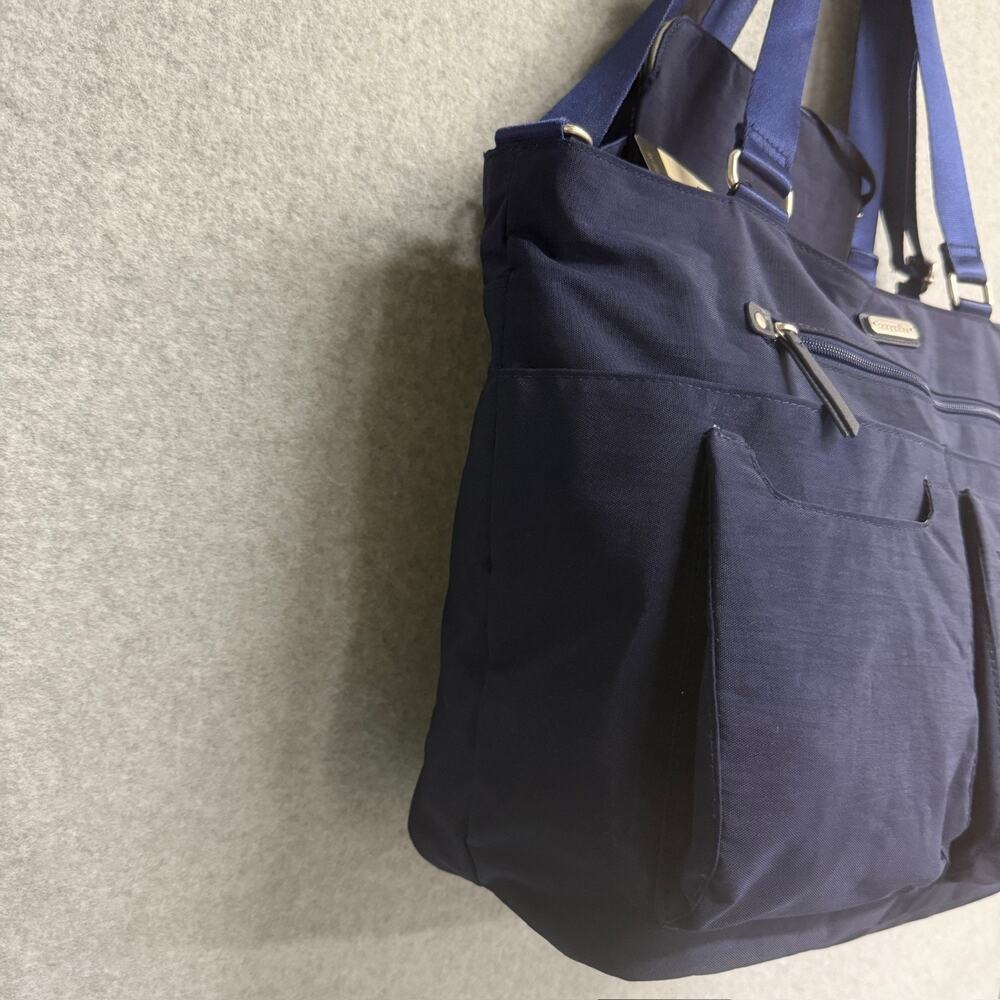 Baggallini Any Day Navy Blue Travel Tote Bag w/ RFID Phone Wristlet NEW NWT - Picture 4 of 14